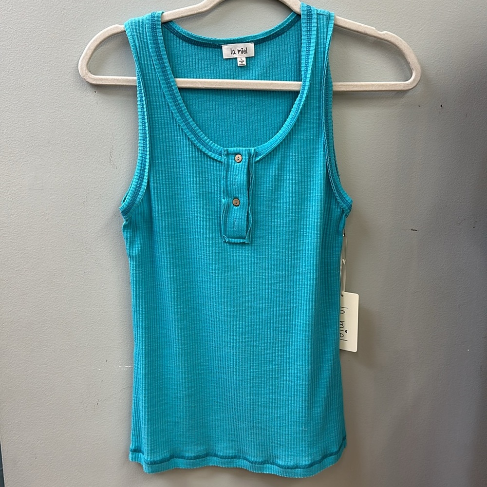 Aqua Summer Tank Top